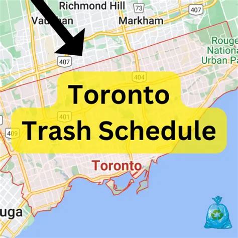 garbage schedule toronto|toronto garbage pick up schedule.